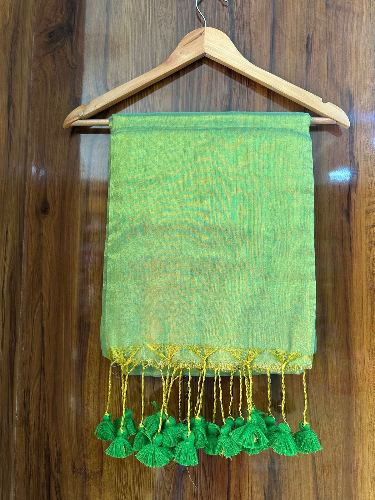 Khadi tissue silk saree with ready to wear blouse