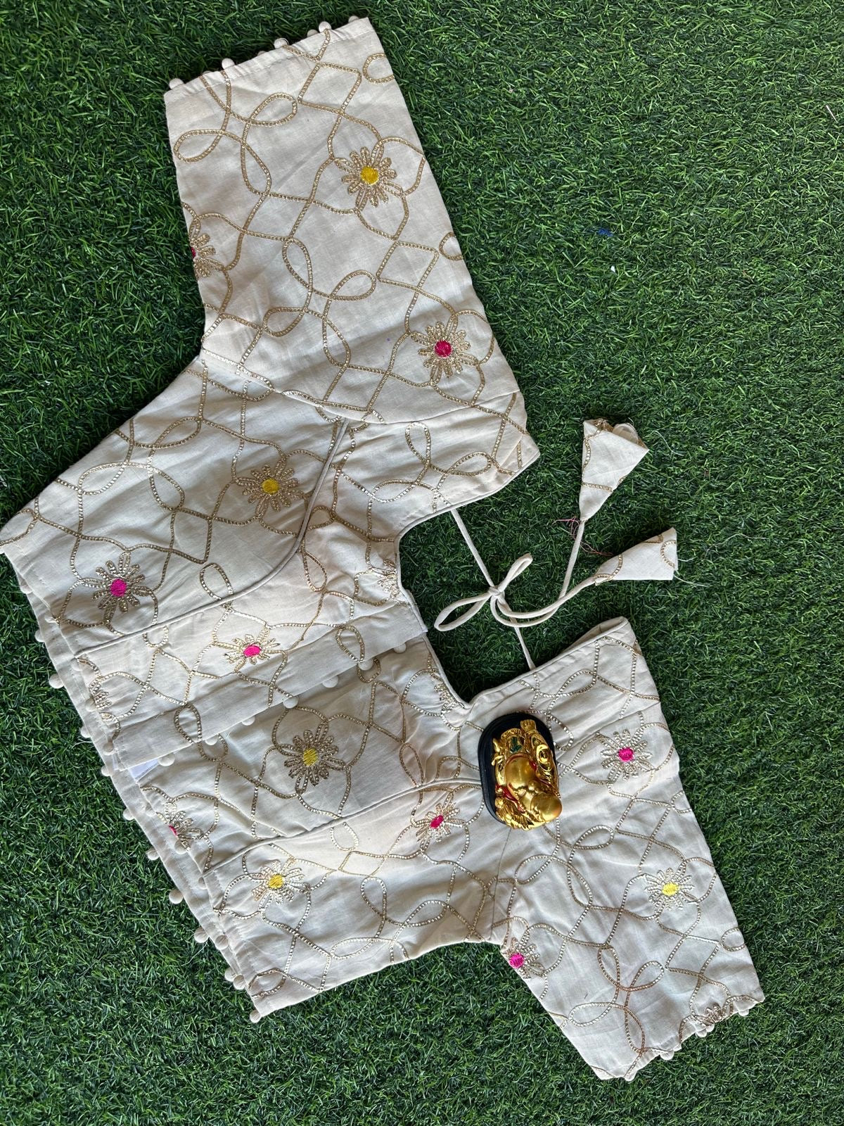 Khadi tissue silk saree with ready to wear blouse