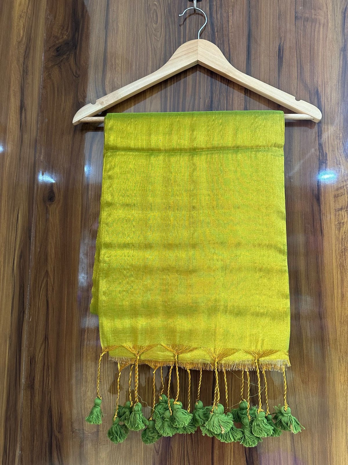 Khadi tissue silk saree with ready to wear blouse