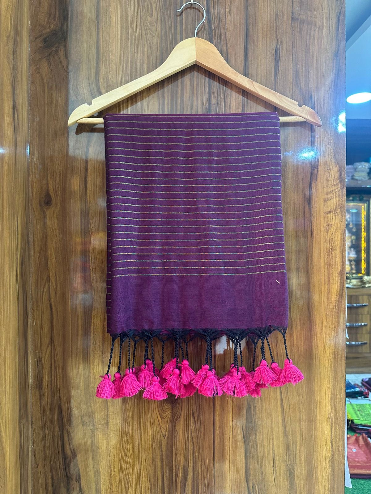 Khadi tissue silk saree with ready to wear blouse
